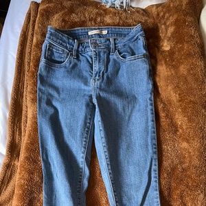 Size 26 Levi 721 high rise skinny jeans